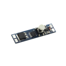 Vypínač a stmívač do LED profilu mechanický tlačítkový typ D 10x45 mm - Vypna a stmva s mechanickm tlatkovm ovldnm do profilu slou k spnn LED osvtlovacch sestav malho vkonu.